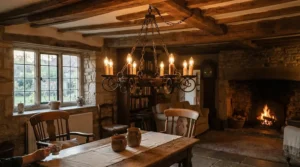 Traditional charm combined with efficiency in bedroom chandeliers under $200 with LED candle lights.