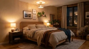 Compact bedroom chandeliers under $200 ideal for low ceilings and tight spaces.