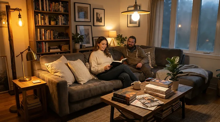 Finding the best color temperature for your living room using warm white vs cool white lighting.